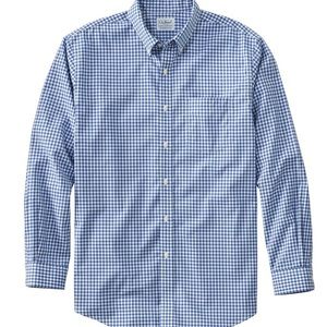 L.L. Bean Men's Wrinkle-Free Kennebunk Sport Shirt, Traditional Fit Check